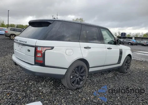 2016 Land Rover Range Rover 3.0L V6 Turbocharged Diesel Hse Td6 z USA, uszkodzony, nr VIN SALGS2KF9GA258617